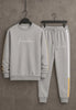 2 Pcs Men's Fleece Plain Track Suit
